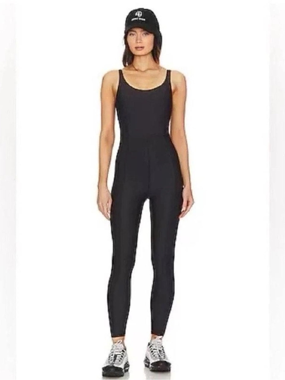 House of Harlow 1960 All Day Contour Sleeveless Black Jumpsuit Sz S